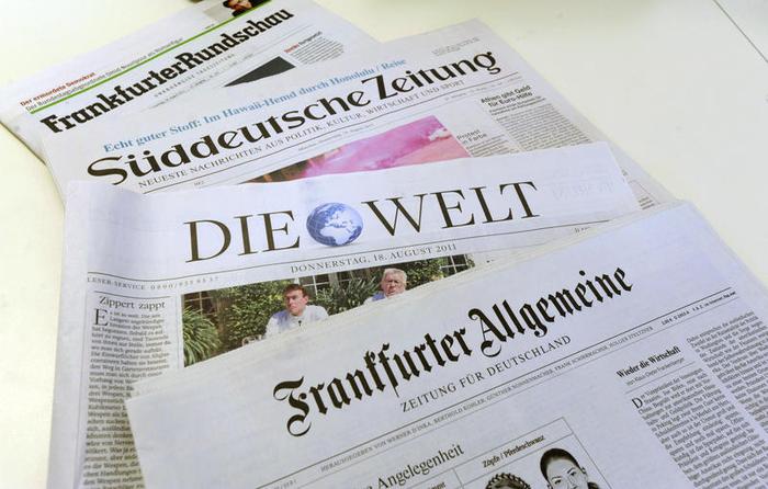 Deutsche Tageszeitungen.