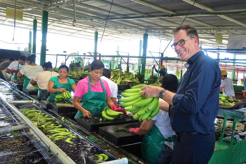 s:68:"Entwicklungsminister Müller beim Besuch der Bananenbauern in Mexiko";