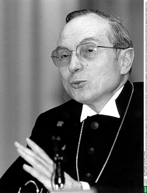 s:204:"Prof. Dr. Gerhard Müller, Leitender Bischof der Vereinigten Evangelisch-Lutherischen Kirche Deutschlands (VELKD), Landesbischof der Evangelisch-lutherischen Landeskirche in Braunschweig (Foto undatiert).";