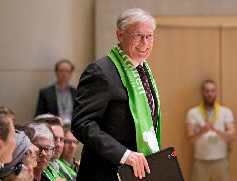 s:62:"Horst Koehler beim Evangelischen Kirchentag 2019 in Stuttgart.";