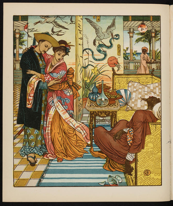 s:49:"Bild aus "Aladdin" des Illustrators Walter Crane ";