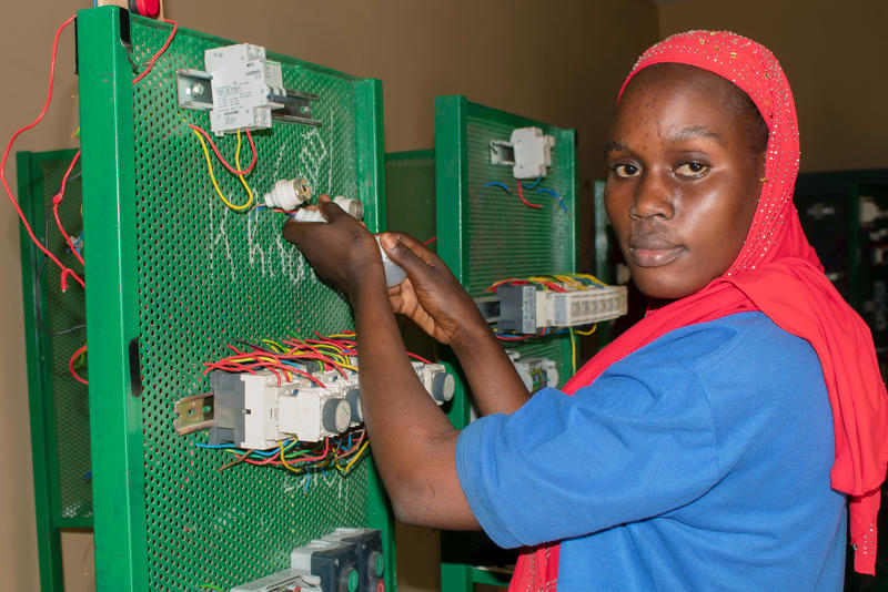 s:52:"Thioro Ngom im Ausbildungszentrum Ozanam in Senegal.";