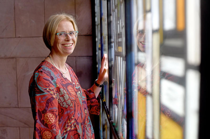 s:86:"Verena Grueter als neue Direktorin der Akademie Loccum eingefuehrt. (Foto v. 14.09.21)";