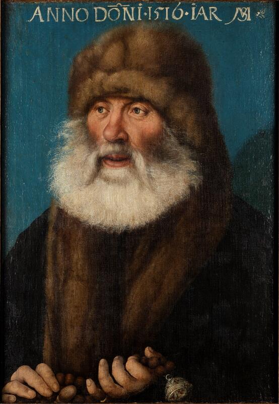 s:82:"Patrizier mit Bisamapfel: "Bildnis des Eitel Besserer" von Martin Schaffner (1516)";