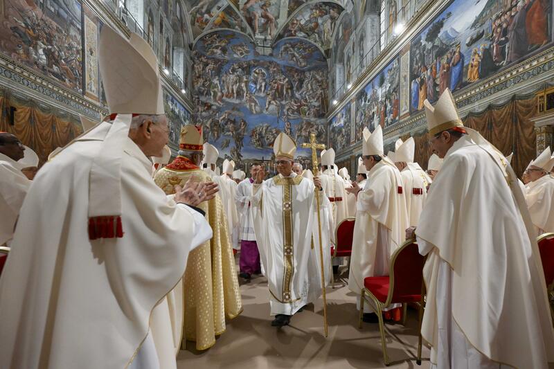 s:52:"Messe mit Papst Leo XIV. in der Sixtinischen Kapelle";