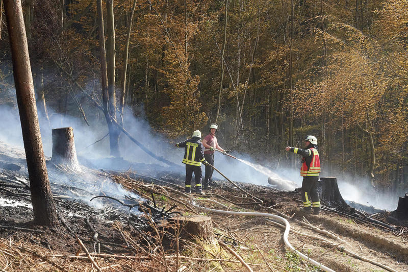 s:59:"Ministerin und Feuerwehr warnen vor Gefahr von Waldbränden";