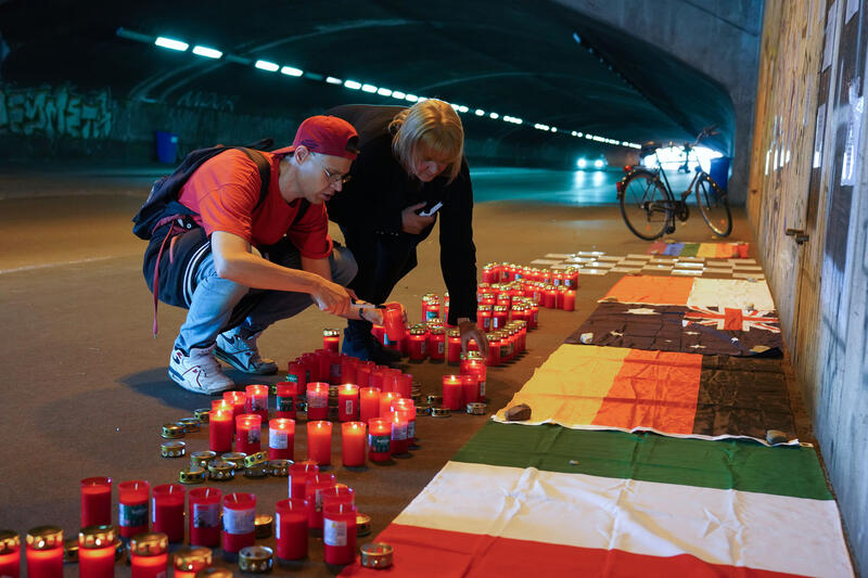 s:56:"Nacht der 1.000 Lichter" im Karl-Lehr-Tunnel in Duisburg";
