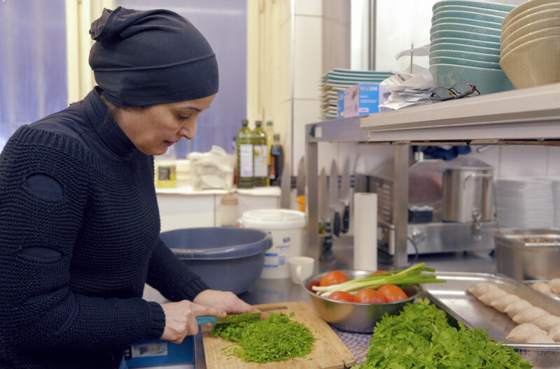 s:39:"In der Küche des "Kreuzberger Himmels"";