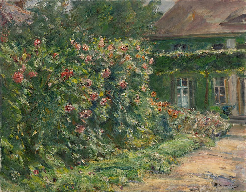 s:59:"Max Liebermann: "Mein Haus in Wannsee mit Garten" (um 1926)";