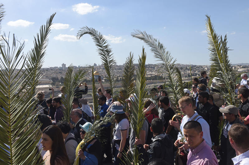 s:48:"Palmsonntagsprozzesion in Jerusalem (Archivbild)";