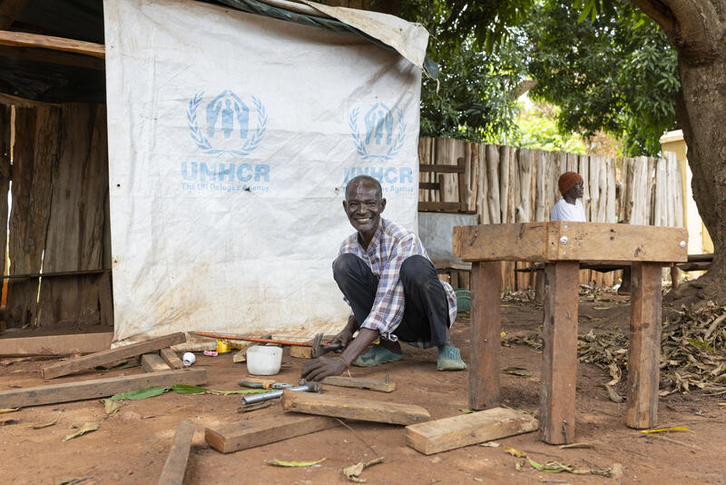 s:39:"Flüchtlingslager Makpandu im Südsudan";