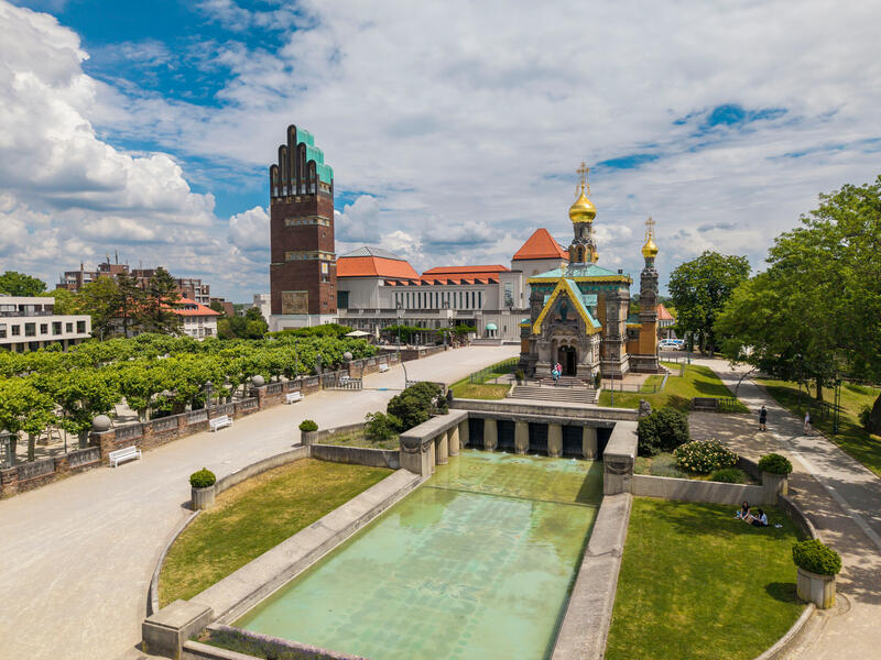 s:27:"Mathildenhöhe in Darmstadt";