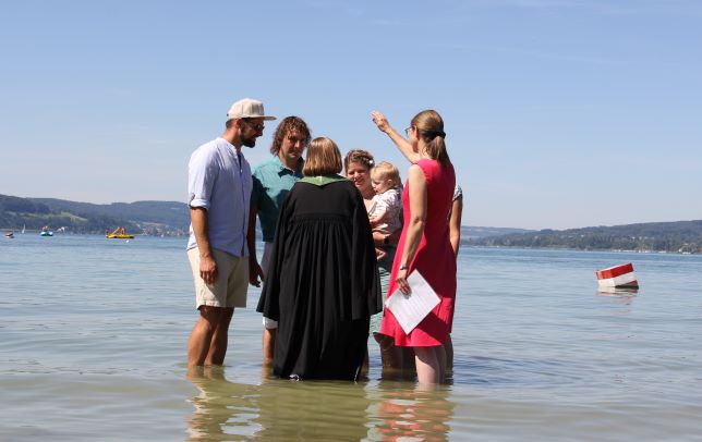 Taufe im Bodensee