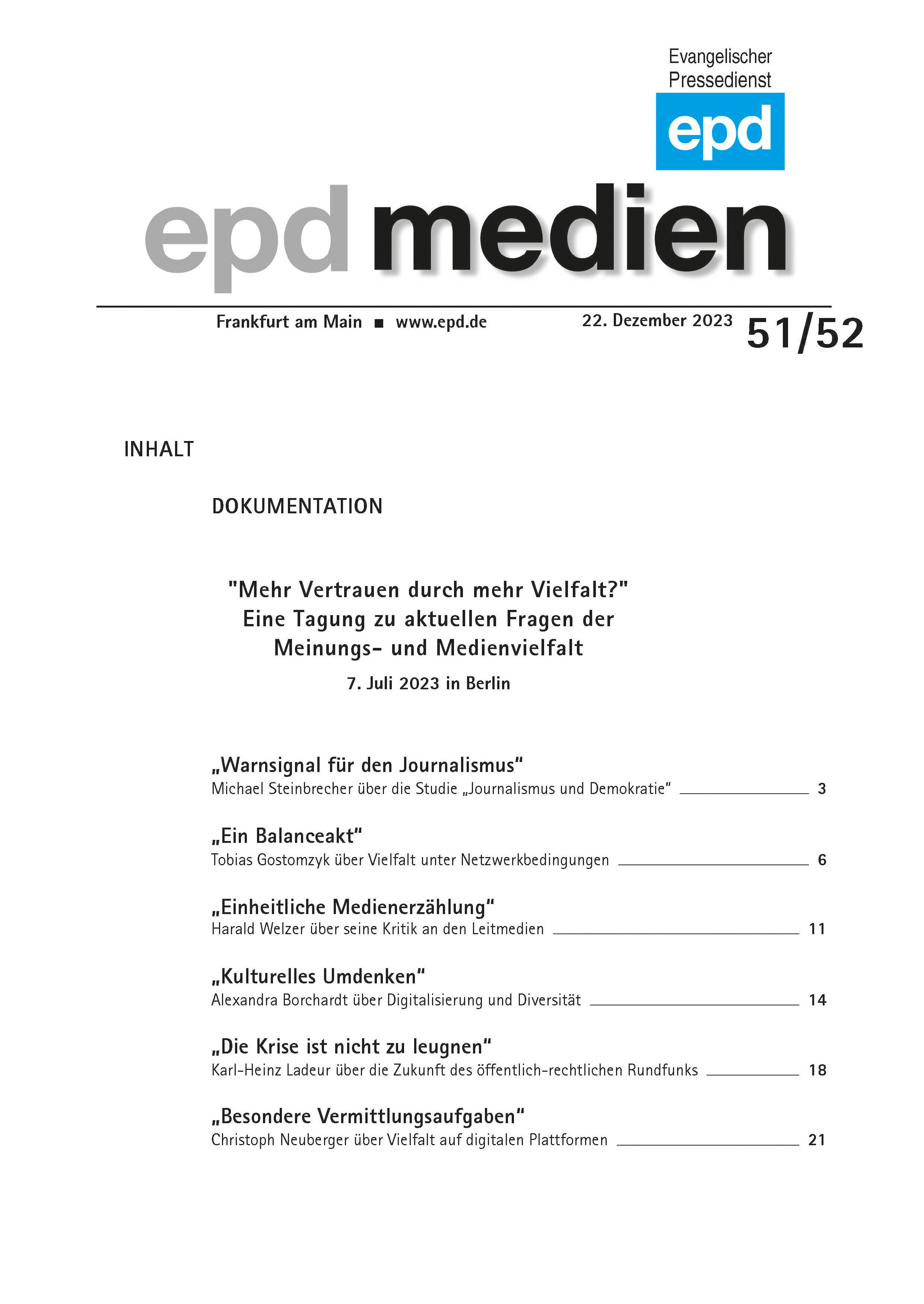 epd medien 51-52/23